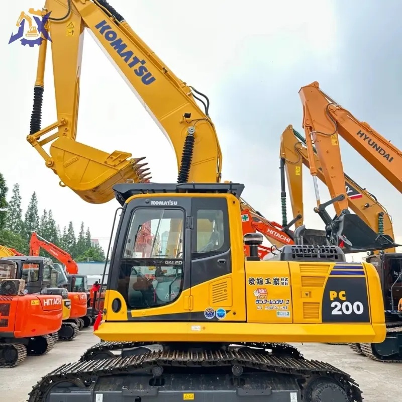 Hot Sale Used Komatsu PC200 Crawler Excavator, Reliable Construction Machines place of origin Supplier