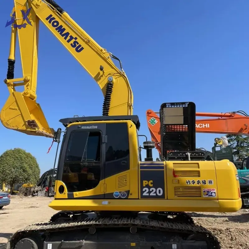 Original Used Komatsu PC220 Crawler Excavator, Powerful Construction Equipment Global Supply