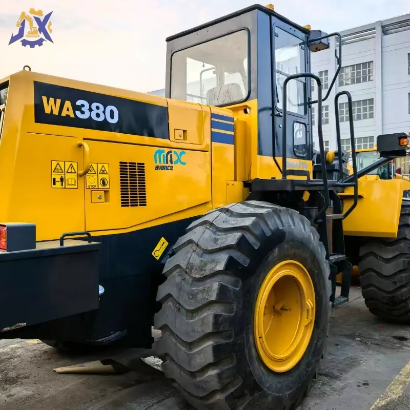 Powerful Used Komatsu WA380 Wheel Loader, High-quality Construction Machines China Supplier
